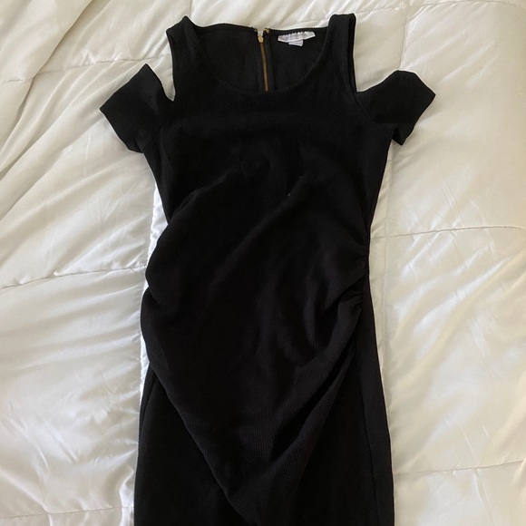 Black maternity dress - Picture 2 of 4